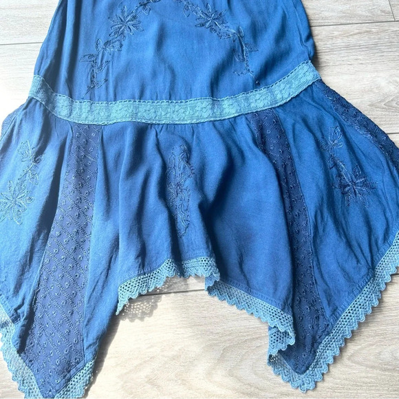 Coline Rayon Asymmetrical  Tank Midi Dress - Picture 9 of 14